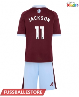 Günstige Aston Villa Nicolas Jackson #11 Heimtrikotsatz Kinder 2026-27 Kurzarm (+ Kurze Hosen)